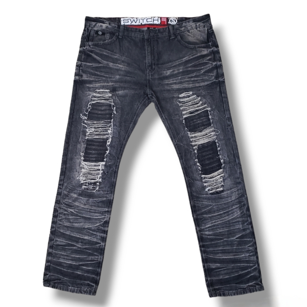 Switch Premium Black Men’s Denim Pants Size 38 34